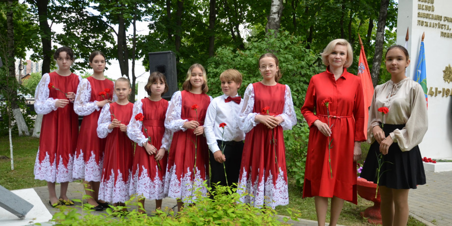 Митинг, посвящённый Дню памяти и скорби в деревне Путилково